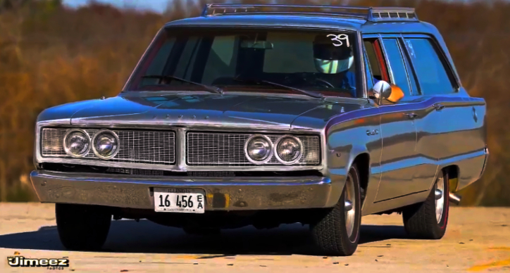 440 powered dodge coronet wagon drag racing