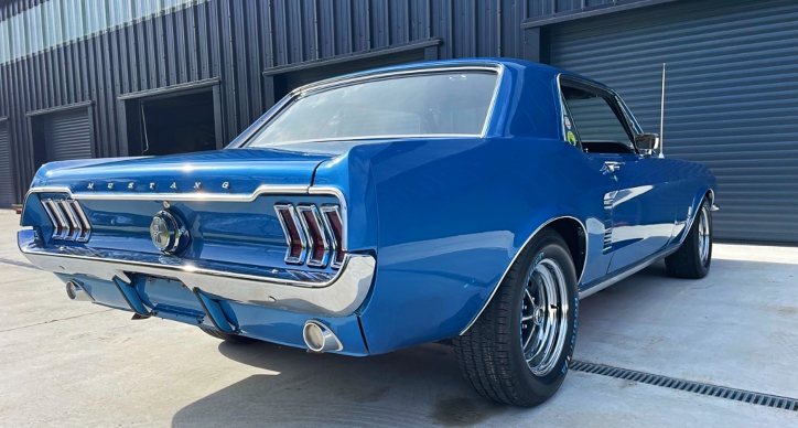 1967 Ford Mustang 4spd acapulco blue