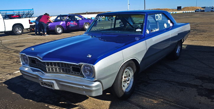 wheelstanding dodge dart