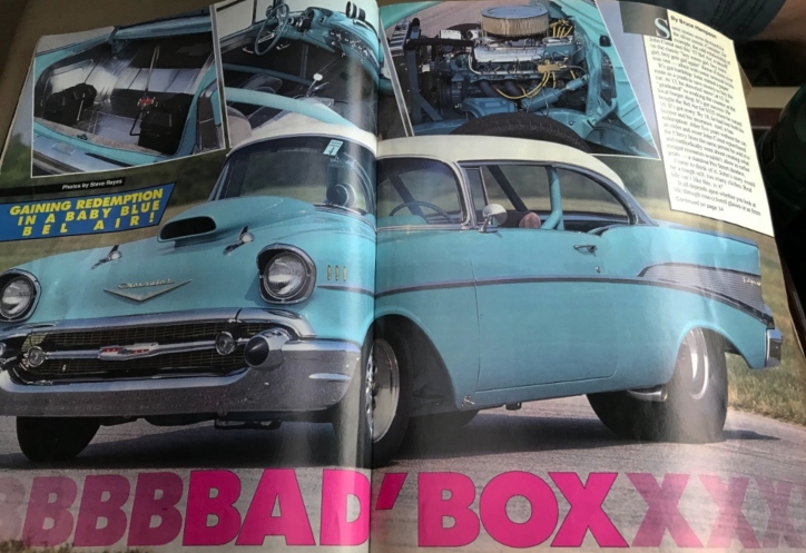 57 chevy bel air show car