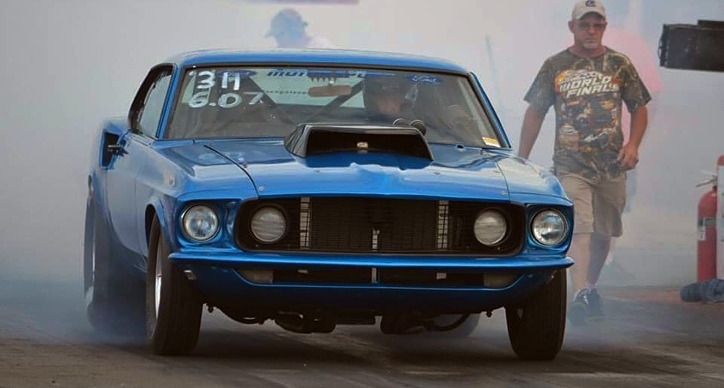 1969 ford mustang race car