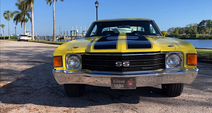 Daytona Yellow 1972 Chevrolet Chevelle SS454