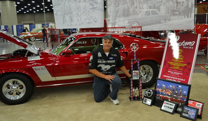 laser red 1969 mustang mach 1 big block