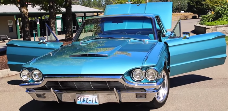 high end 1965 ford thunderbird custom built