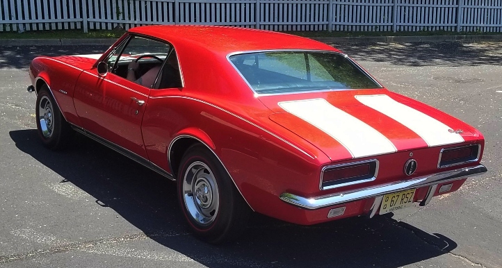 restored 1967 chevy camaro z28 rally sport