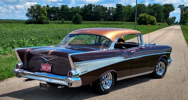 era correct custom 57 chevy bel air 