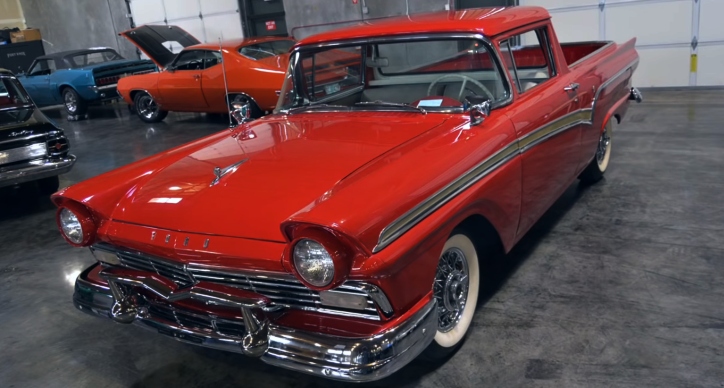 supercharged 1957 ford ranchero truck