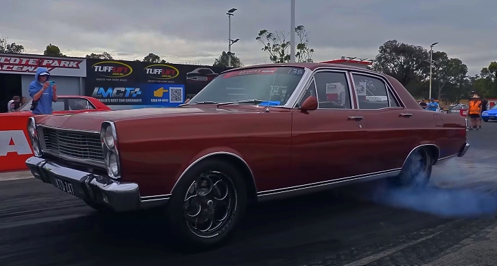 ford fairlane street car drag racing