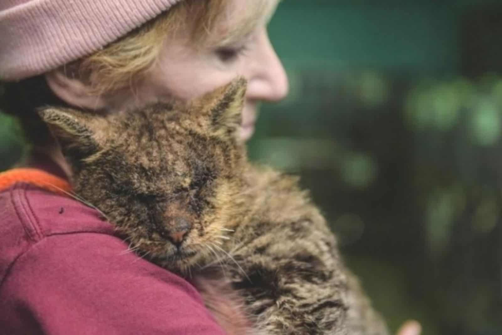 photo of Valentino and his owner