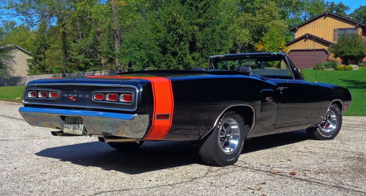 rare triple black 1970 dodge coronet rt 440