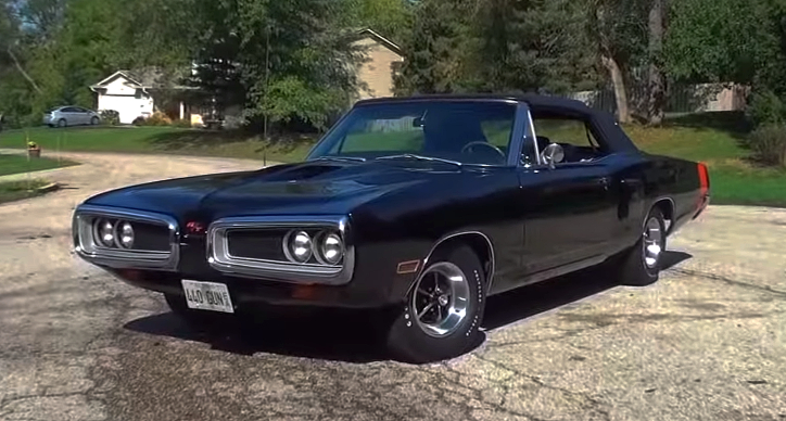 rare triple black 1970 dodge coronet rt 440