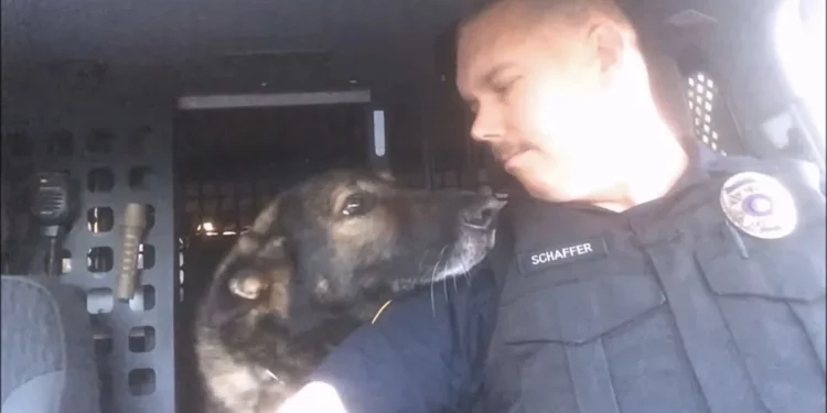 K-9 Officer Faust Honored with Final Radio Call After 8 Years of Service