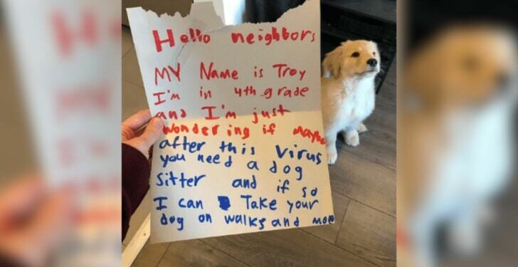 The Internet Is Melting Over This Fourth-Grader’s Heartfelt Letter to His Neighbor’s Dog