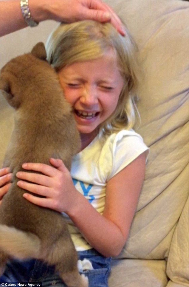 
Colette was delighted to receive an adorable puppy for her 9th birthday.
