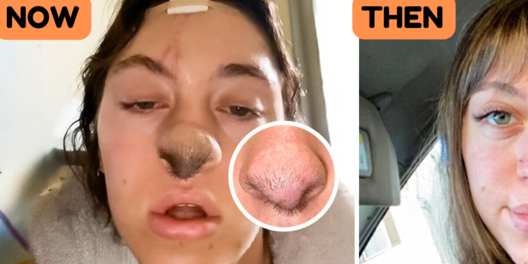 A Woman Got Attacked by a Dog — Now Hair Grows on Her Nose